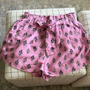 Pink Floral Women's Shorts